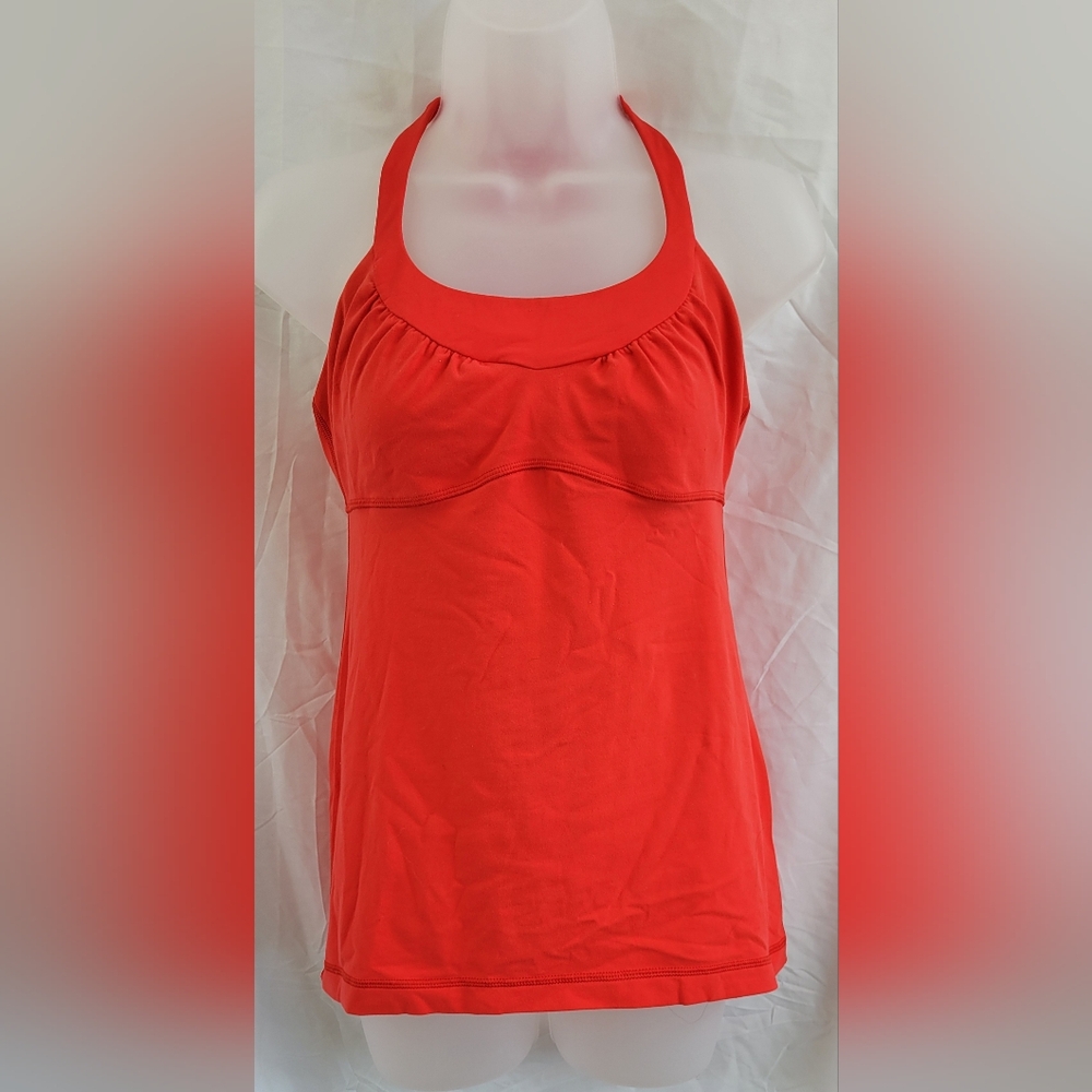 Lululemon Scoop Me Up Tank Love Red No‎ Size Tag XS/S
